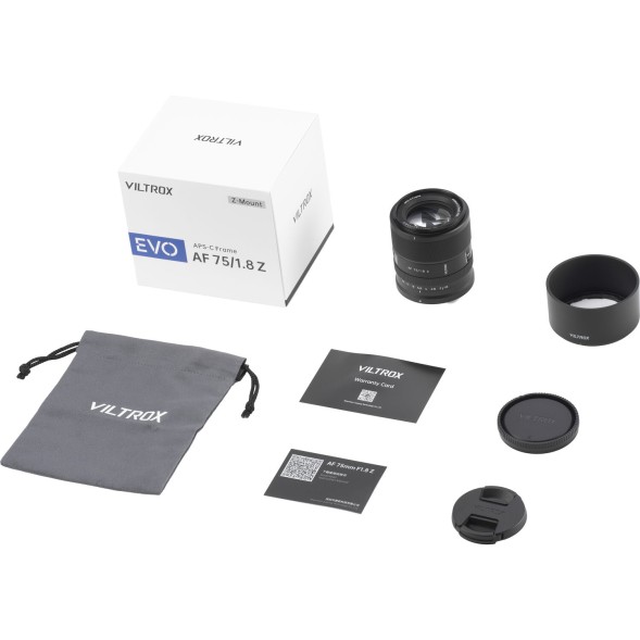 Объектив Viltrox AF 75mm f/1.8 EVO для Nikon (APS-C)