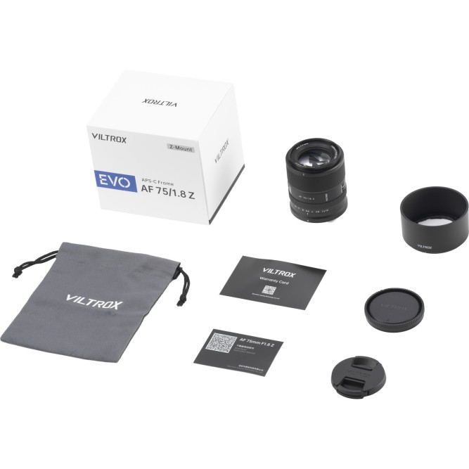 Обʼєктив Viltrox AF 75mm f/1.8 EVO для  Nikon (APS-C)