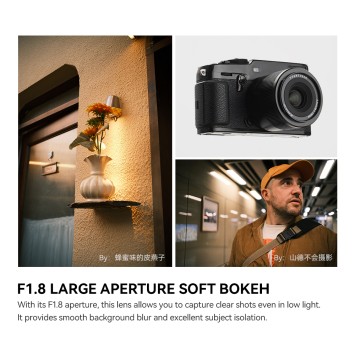 Обʼєктив TTArtisan AF 23mm f/1.8 X для Fujifilm
