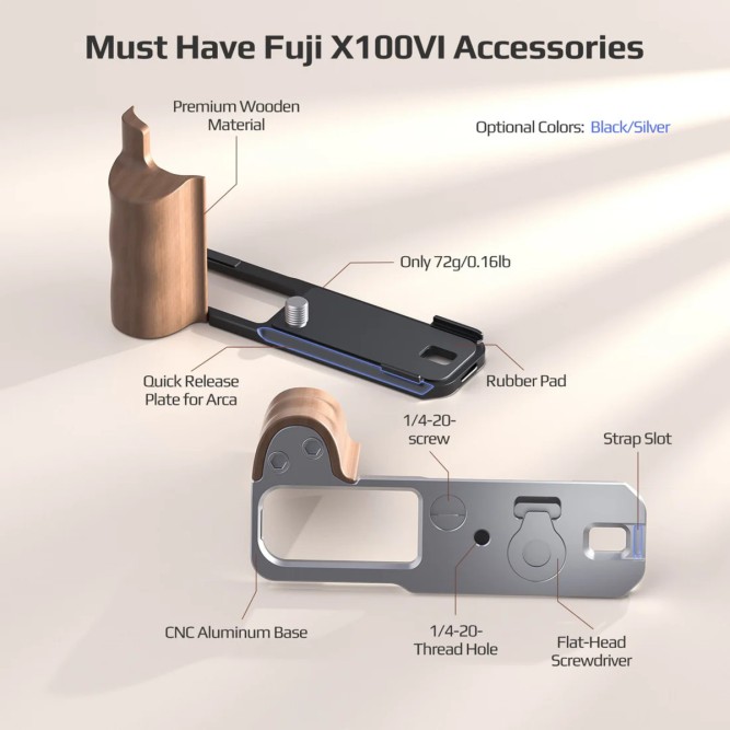 L-брекет Freewell для Fujifilm X100VI (Black)