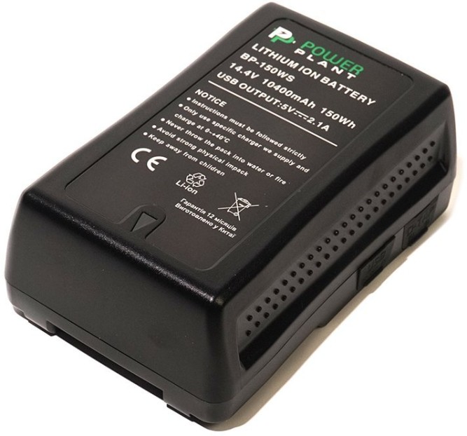 Акумулятор V-mount PowerPlant Sony BP-150WS 10400mAh (знято з виробництва)