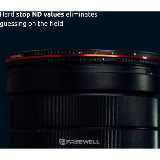 Набір змінних ND фільтрів Freewell 77mm All Day (2-5 та 6-9 стопів)