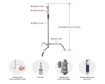Стійка S-stand E-Image LCS-S40SD