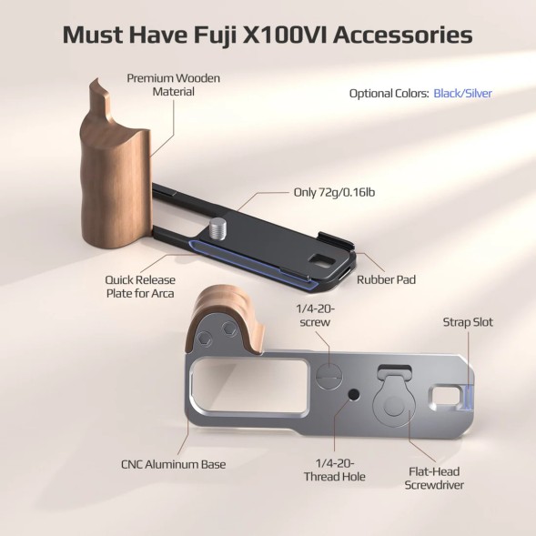 L-брекет Freewell для Fujifilm X100VI (Silver)