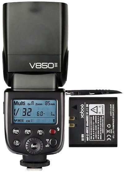 Мануальний спалах Godox V850II для Canon, Nikon, Sony та інших