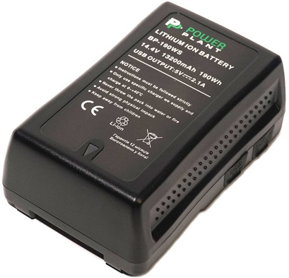 Аккумулятор V-mount PowerPlant Sony BP-190WS 13200mAh (снято с производства)