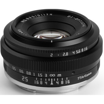Обʼєктив TTArtisan 25mm f/2 X для Fujifilm