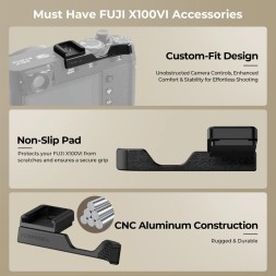 Дополнительный хват под большой палец Freewell для Fujifilm X100VI (Black)