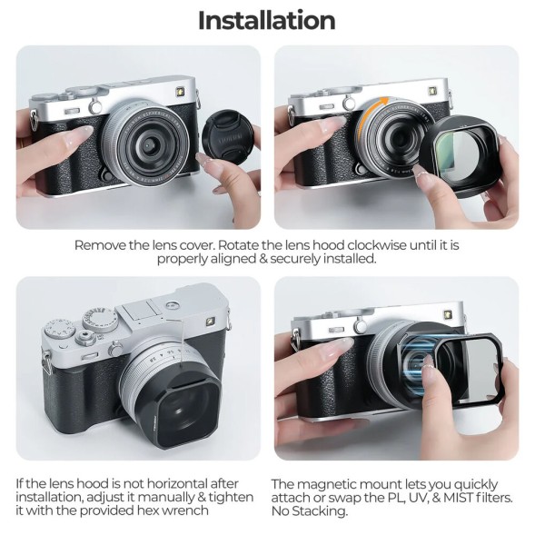 Бленда Freewell для FUJIFILM XF 23mm f/2.8 с комплектом фильтров