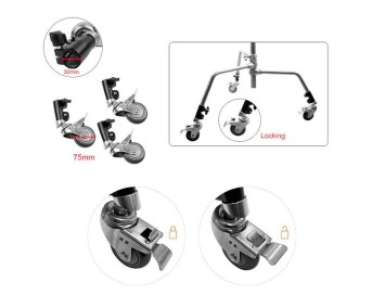 Колеса для стійок E-Image CS30-W