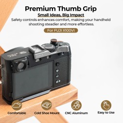 Дополнительный хват под большой палец Freewell для Fujifilm X100VI (Silver)