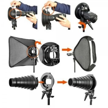 Кріплення для спалаху Godox S-type (Bowens маунт)