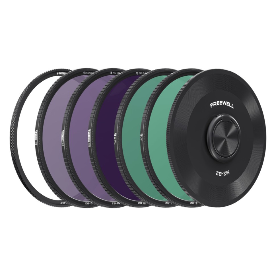 Набір магнітних фільтрів Freewell M2 82mm 5Pack (ND8, ND64, ND1000, CPL, UV)