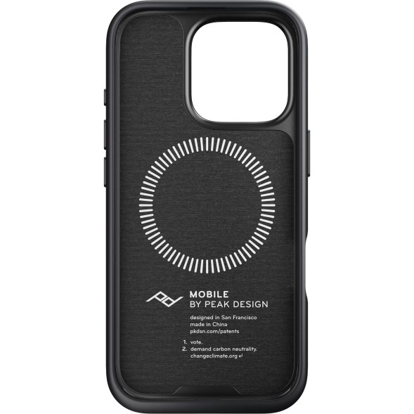 Чехол Peak Design Mobile Everyday Charcoal для iPhone 16 Pro Max