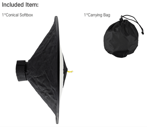 Складной конический софтбокс Godox RS18