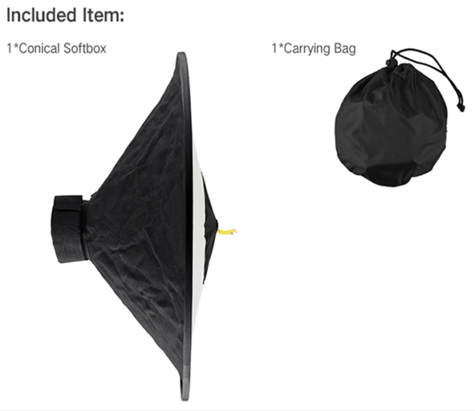 Складаний конічний софтбокс Godox RS18