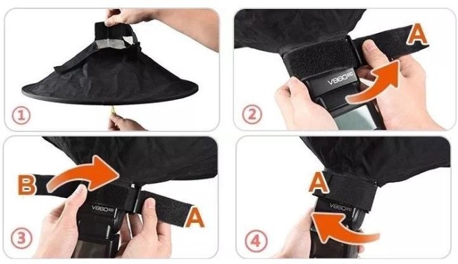 Складаний конічний софтбокс Godox RS18