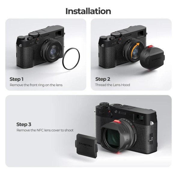 Бленда Freewell c фильтром CPL/Black Mist для Fujifilm X100 Series