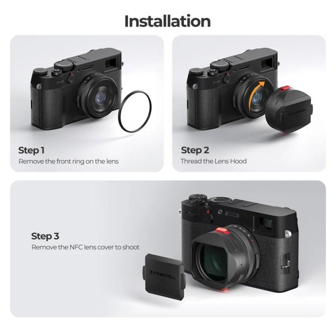 Бленда Freewell з фільтром CPL/Black Mist для Fujifilm X100 Series