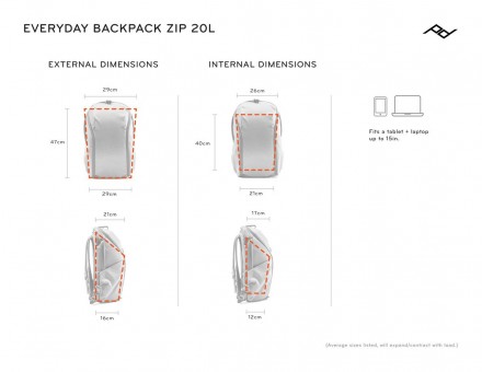 Рюкзак Peak Design Everyday Backpack Zip 20L Black