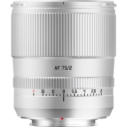 Объектив TTArtisan AF 75mm f/2 для Fujifilm (Silver)