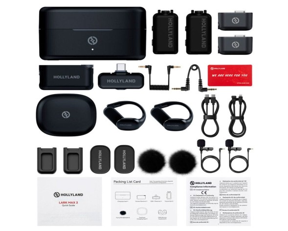 32-битная радиосистема Hollyland Lark Max 2 Ultimate Combo