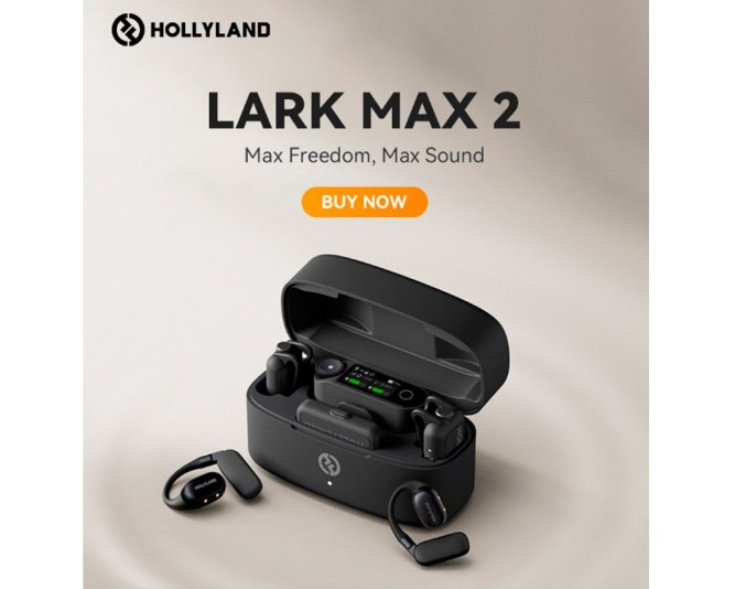 32-бітна радіосистема Hollyland Lark Max 2 Ultimate Combo