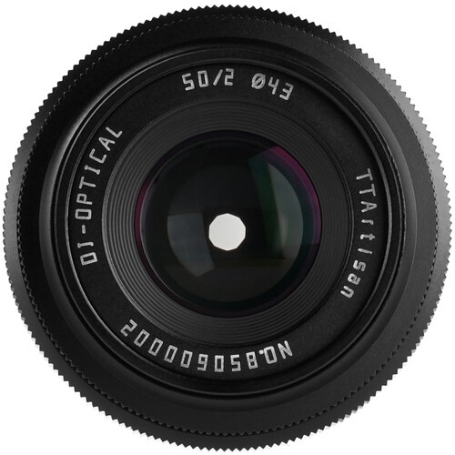 Объектив TTArtisan 50mm f/2 FE для Sony (Black)