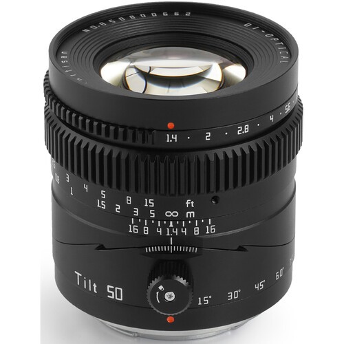 Объектив TTArtisan Tilt 50mm f/1.4 FE для Sony