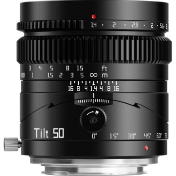 Обʼєктив TTArtisan Tilt 50mm f/1.4 FE для Sony