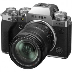 Камера FUJIFILM X-T4 silver kit XF 18-55mm