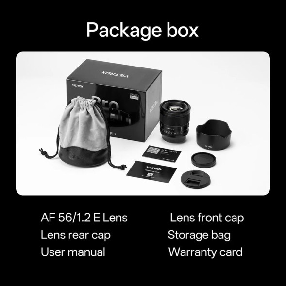 Объектив Viltrox AF 56mm f/1.2 Pro E для Sony (APS-C)