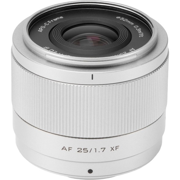 Объектив Viltrox AF 25mm f/1.7 Air XF для Fujifilm (Silver)