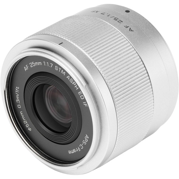 Объектив Viltrox AF 25mm f/1.7 Air XF для Fujifilm (Silver)