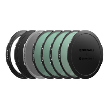 Комплект магнітних фільтрів Freewell x Dunna Did It 82mm — Videography Kit (ND4, ND8, ND16, ND32, Glow Mist 1/4)