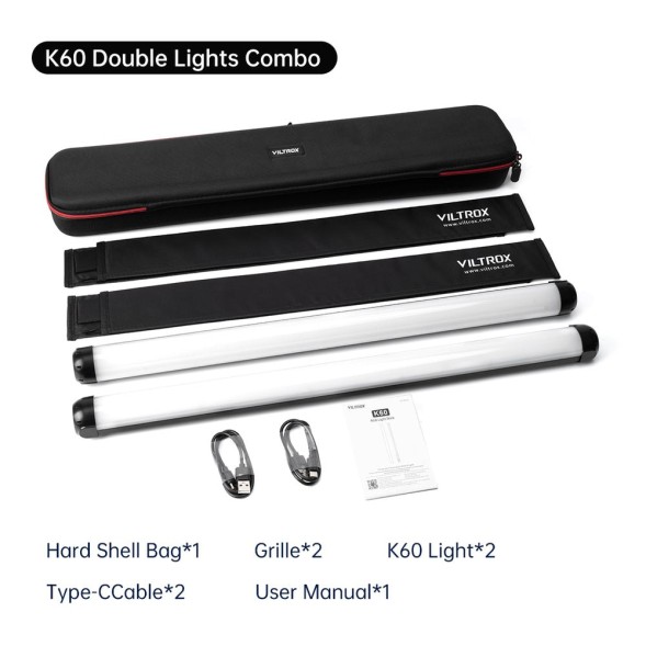 Набор из двух LED жезлов Viltrox K60