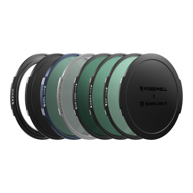 Комплект магнітних фільтрів Freewell x Dunna Did It 82mm — Photography Kit (UV, CPL, ND64, ND1000, Glow Mist 1/8)
