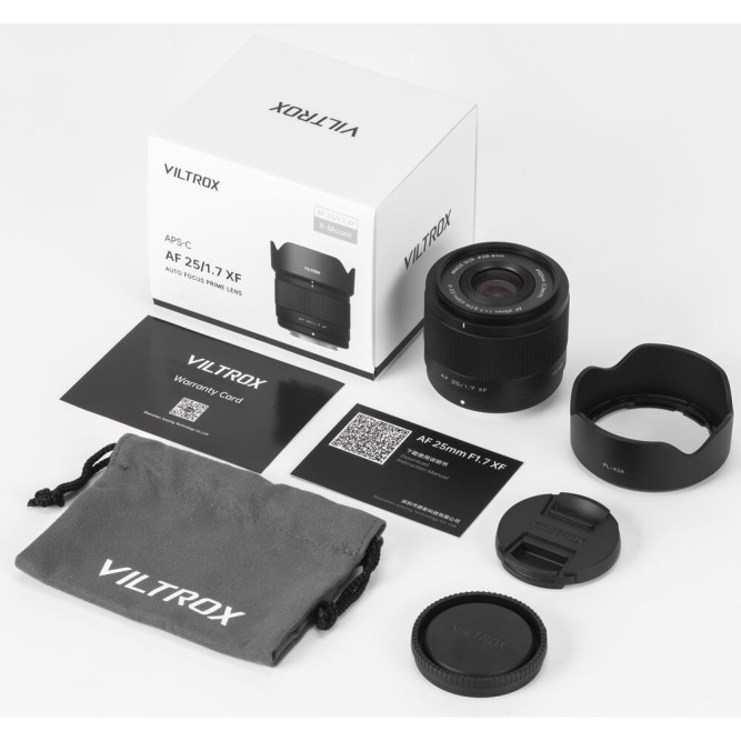 Обʼєктив Viltrox AF 25mm f/1.7 Air XF для Fujifilm