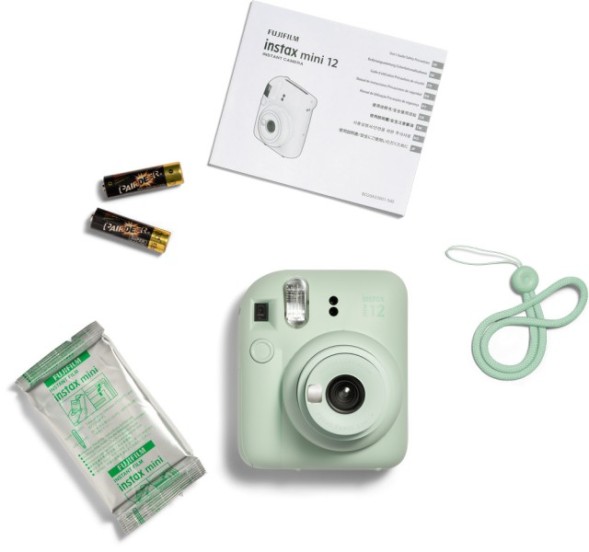 Подарочный комплект Instax Mini 12 Green + пленка