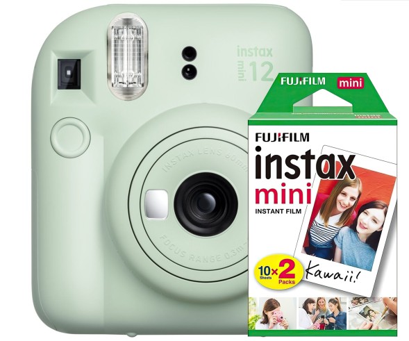 Подарочный комплект Instax Mini 12 Green + пленка