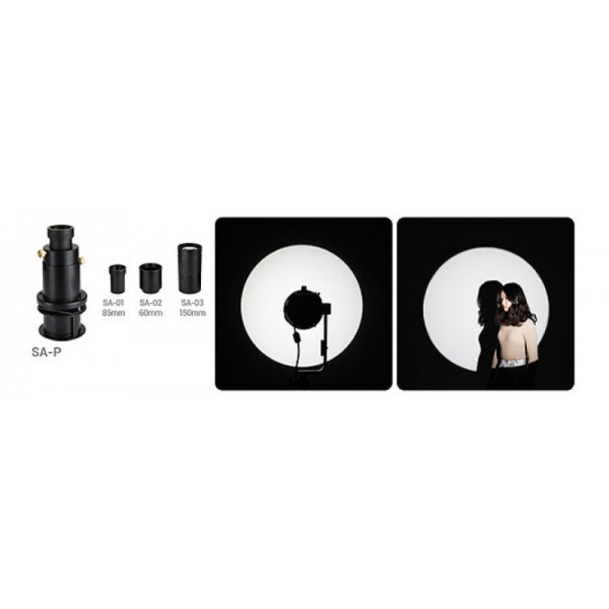Проєкційна насадка Godox SA-P із лінзою 85mm