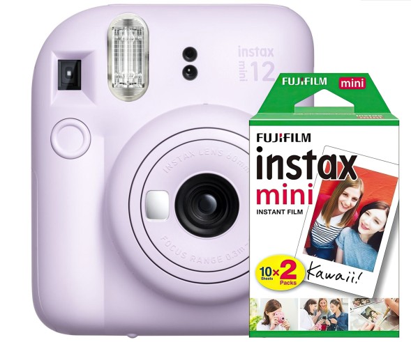 Подарочный комплект Instax Mini 12 Purple + пленка