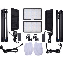 Набір LED панелей Amaran Pano 60c 2-Light Kit Charcoal