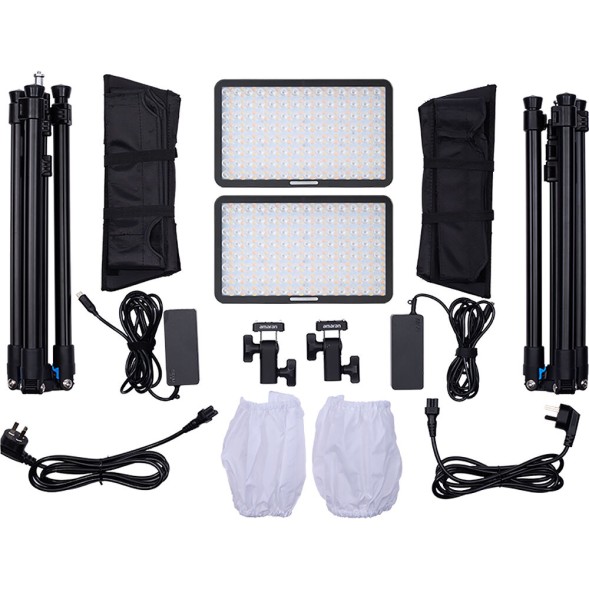 Набор LED панелей Amaran Pano 60c 2-Light Kit Charcoal