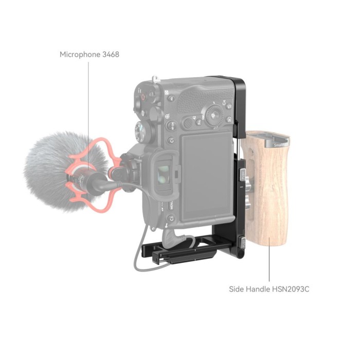 L-брекет SmallRig 3984 Foldable Mount Plate для Sony Alpha 7R V / Alpha 7 IV / Alpha 7S III