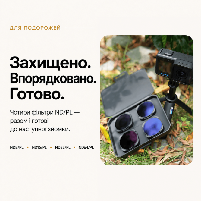Набір фільтрів Freewell Bright Day для GoPro Mission 1 Pro / Mission 1