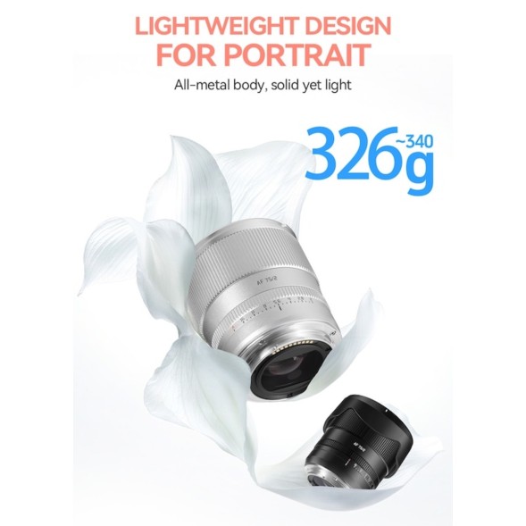 Объектив TTArtisan 75mm f/2 для L-маунт (Silver).