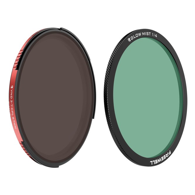 Комплект змінний ND/CPL фільтр Freewell 67mm VND/CPL 3-7 стопів + Glow Mist 1/4