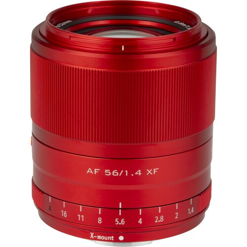 Обʼєктив Viltrox AF 56mm f/1.4 XF для Fujifilm X (Red)