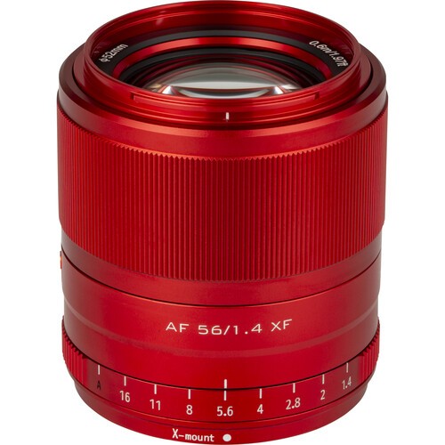Объектив Viltrox AF 56mm f/1.4 XF для Fujifilm X (Red)